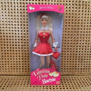 Vintage 1997 Special Edition Valentine Date Barbie Sealed in Box